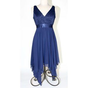 Navy cocktail dress